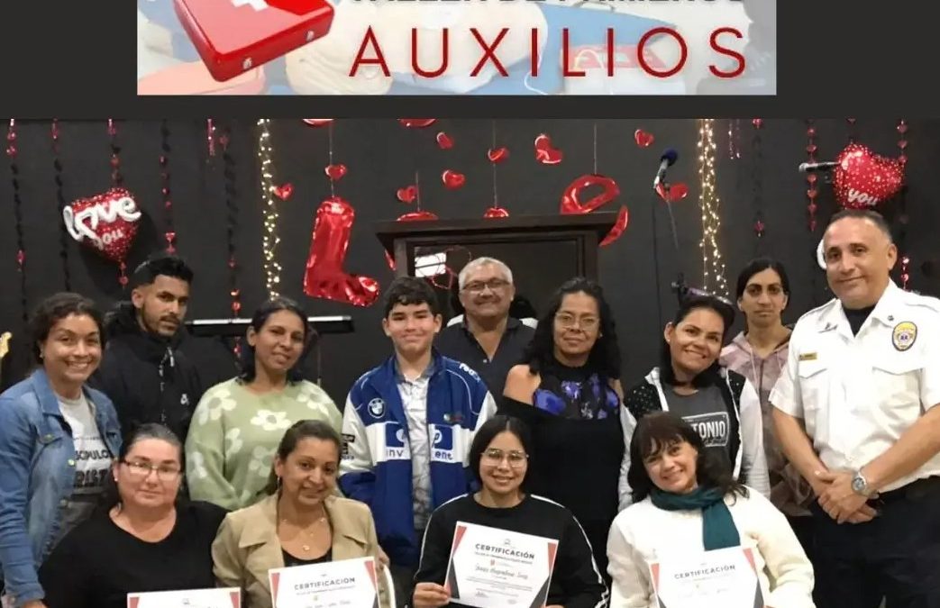 12 personas se capacitaron en el Taller de Primeros Auxilios Básicos, en la Iglesia del Nazareno Jesús la Esperanza “San Diego” Estado Miranda.
